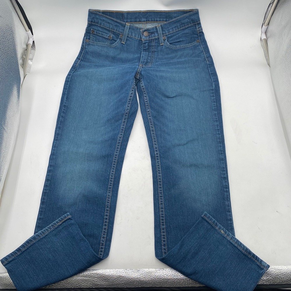Levi's 514 Straight Fit Jeans Mens 30x30 Blue Medium Wash Denim Casual Classic
